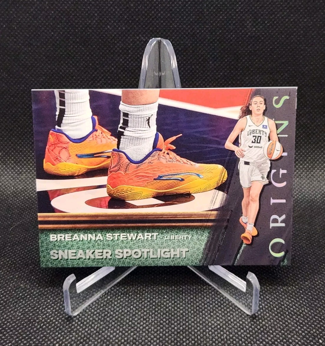 2024 Panini Origins WNBA Breanna Stewart Sneaker Spotlight SSP New York Liberty