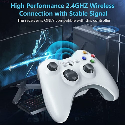 2.4G Wireless Game Remote Controller for Xbox 360 Console/Slim Windows PC MAC - Picture 4 of 22