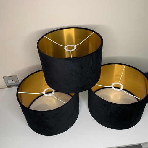 New Light shades for Ceiling Table Floor shades with brushed Gold &Silver Lining - Picture 11 of 31