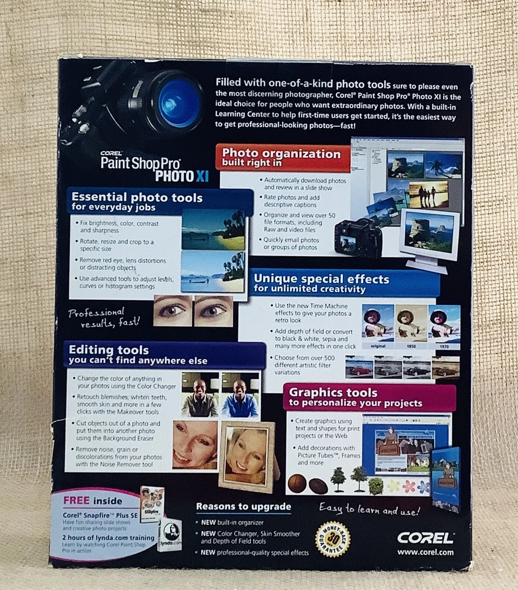 Corel Paint Shop Pro Ultimate Photo X1 Software Windows | eBay