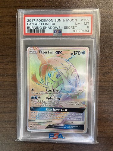 Tapu Fini-GX graded PSA 8 for sale on eBay
