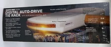 Sharper Image Design Digital Auto-Drive Tie Rack SI602 New OPEN BOX 72 Hooks