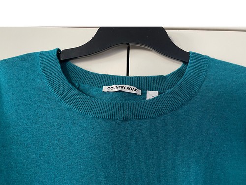 COUNTRY ROAD Knit Wool/Cotton Jumper Size XS/S - Picture 2 of 5