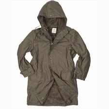 Original Bundeswehr Parka lange Version neuwertig oliv Pl&uuml;schfutter Allwetter
