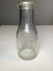 Vintage Miami County Ohio Dairy Milk Bottle Glass Pint MC Antique Advertising