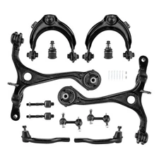 12pcs For 2003 2004 -2007 Honda Accord Front Upper Lower Control Arms Ball Joint