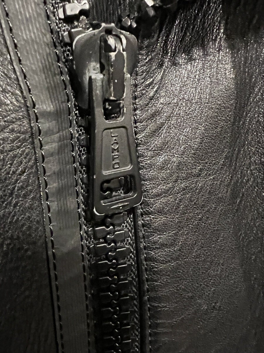 Authentic Acne Studios Black Leather Gibson Biker Jacket 54 XL | eBay
