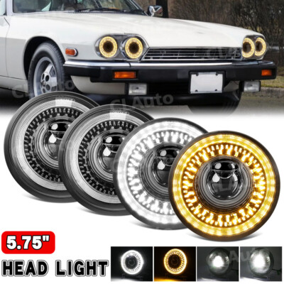 4X Für Jaguar XJS Scheinwerfer US EU Bj 86-96 E-Prüfzeichen Umrüstung Angle Eyes