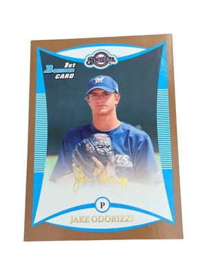 2008 Bowman - Jake Odorizzi #BDPP51 Gold Trading Card