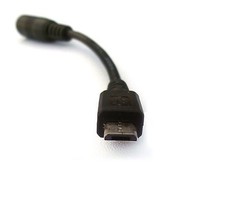 5.5 2.1mm Female Jack connector to Micro USB Male plug power charger Cable M87