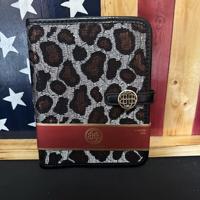Dana Buchman Black Pewter Deluxe Protective Tablet iPad Cover Case Animal Print