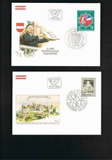 2 Österreich - Schmuck - FDC`s - Mi. Nr. 1641 + 1642 TOP Zustand ! - siehe Scan