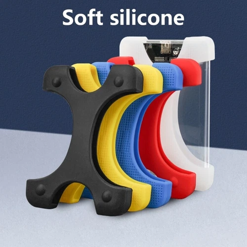 AntiSlip Shockproof Silicone Case Protectors for 2.5inch External Hard Disk