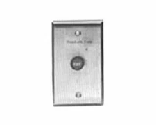 DYNALOCK 6110 STAINLESS STEEL PUSHBUTTON EXIT BUTTON RED  DEVICE PLATE COVER