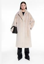 Stand Studio Maria Coat Womens White Size 40 #ref118