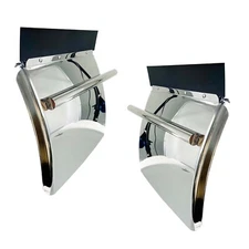 Stainless 24"x24" For Semi Truck Freightliner Kenworth Peterbilt Quarter Fender