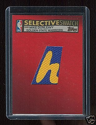 MIKE DUNLEAVY 2005 TOPPS THROWBACK PATCH LOGO 1/1   WOW - 第 1/1 張圖片