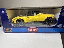 Bburago 1/18 Scale - Bugatti W16 Mistral Cabriolet (Yellow)