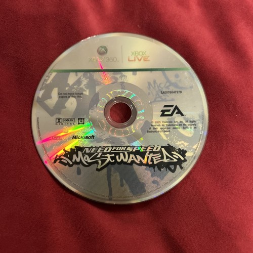 Need for Speed: Most Wanted (Xbox 360, 2005) nur Disc