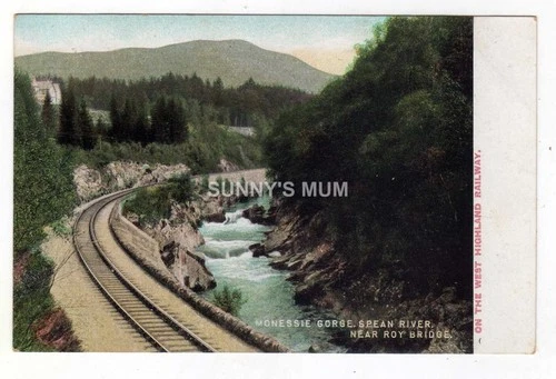 RAILWAY OFFICIAL, WEST HIGHLAND RAILWAY, MONESSIE GORGE, SPEAN RIVER