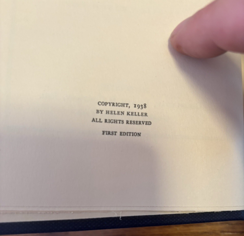 SCARCE SIGNED!!  Helen Keller s Journal 1936-1937 by Helen Keller.  VG+/VG+ 1st. - Photo 13/19