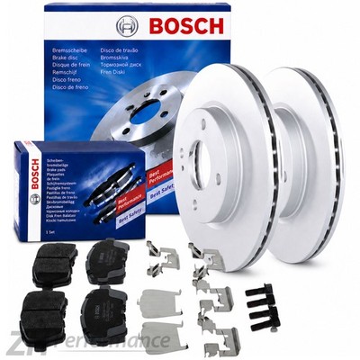 BOSCH Bremsscheiben & Bremsbeläge vorne Vorderachse für Ford Fiesta VI CB1 CCN
