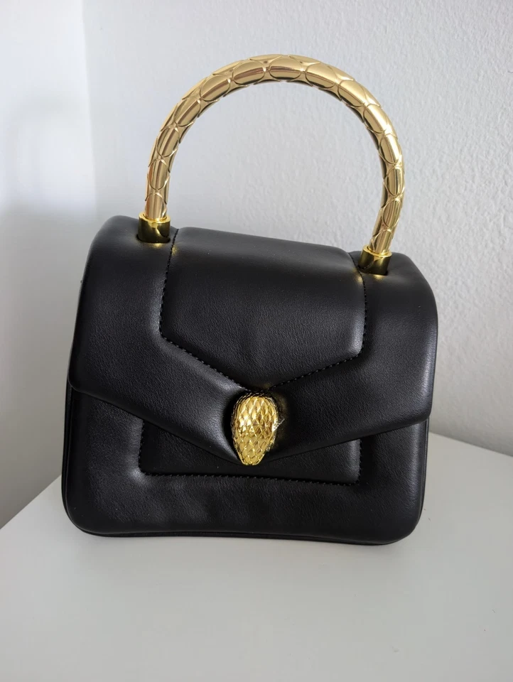 Сумка Bvlgari Serpenti черная размер smal - Изображение 3 из 4