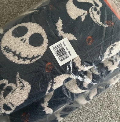 GEORGE Disney Nightmare Before Christmas Towel Bath Sheet 100 x 150cm Jack Skellington