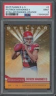2017 Rookies & Stars Stellar Rookies Orange #5 Patrick Mahomes II /25 Mint PSA 9
