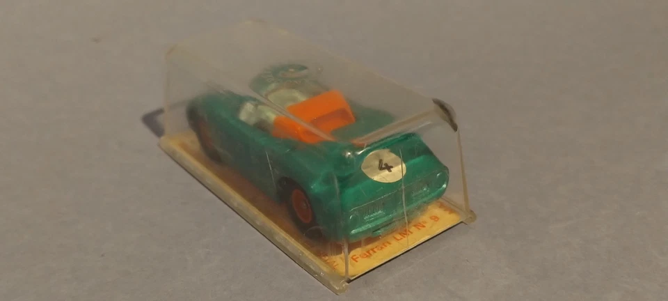 VINTAGE MAJORETTE RAIL ROUTE FERRARI LM N°9 1966 made in france - Immagine 3 di 4