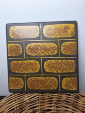 Enamel Tile. Vintage Enamel Tile. MCM VINTAGE TILE