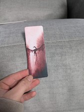 Mini Fantasy Dragon Watercolor Laminated Bookmark