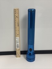 Vintage MAG-LITE LARGE 3D Cell MAGLITE 12 Blue Flashlight Made In USA