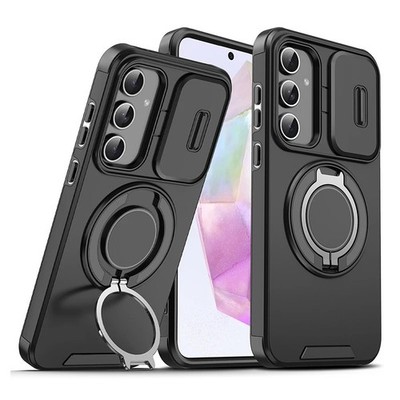 Armor Case für Samsung S26 S25 S24 S23 S22 S21 Ultra Magnet Slide Kamera Cover