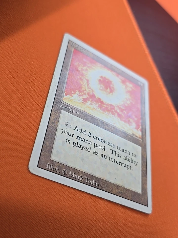 🟤🟤🟤 1994 Magic The Gathering SOL RING REVISED 3RD EDITION HEAVY PLAYED  - Image 4 of 4