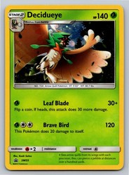 Decidueye SM55 Black Star Promo Cosmos Holo