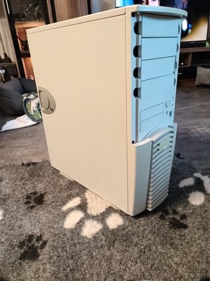 Chieftec CS-601 Midi Tower PC-Gehäuse, Beige - Ohne Tür