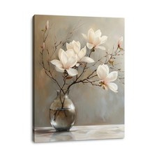 Floral Canvas Wall Art Bathroom Wall Art Pictures Wall Decor Home Decor Wall ...