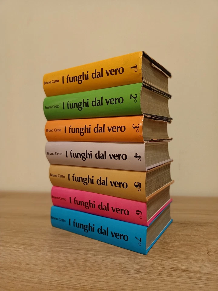 Collezione libri " I FUNGHI DAL VERO " - Bruno Cetto - volumi 1 2 3 4 5 6 7 - Immagine 2 di 4