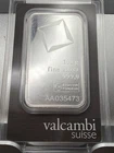100 gram Silver Bar - Valcambi (w/Assay)