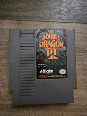 Double Dragon 3 III Nintendo NES Authentic Game, Tested Working