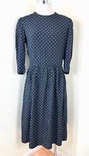 Archival Vintage 70s Chanel Creations Polka Dot Dress Philippe Guibourge S 4 6