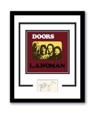 The Doors Robby Krieger Autographed Signed 11x14 Framed Photo L.A. Woman ACOA