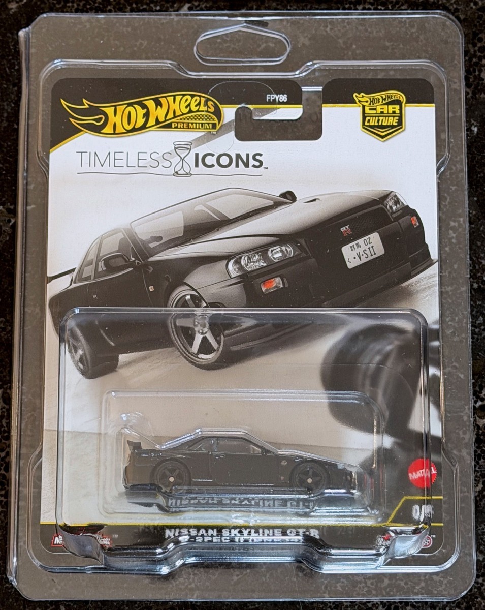 Hot Wheels 2025 Timeless Icons Nissan Skyline GT-R V-Spec II BNR34