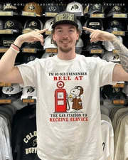 Snoopy I’m So Old I Remember Bell At The Gas Station To Receive Service shirt