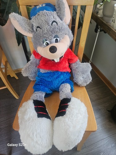 Chuck E Cheese Large Plush 35" Kid's Floppy Stuffed 2011 Rare Game Prize