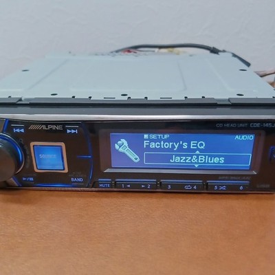 Alpine CDE-145J 1DIN Car Audio CD Receiver USB AUX Input Tested