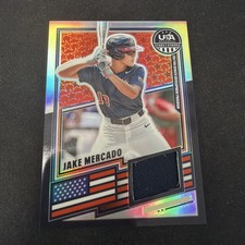 Panini 2026 Stars & Stripes Prizm ADP Memorabilia Jake Mercado USA-JM