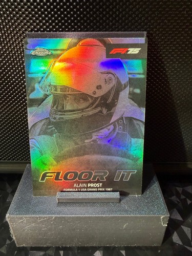 Alain Prost #FI-1 2025 Topps Chrome Formula 1 Floor It card