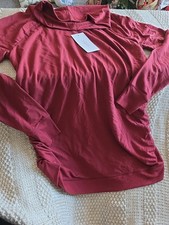 Pullover Maternity Sweatshirt - Isabel Maternity by Ingrid lsabel Red Size L